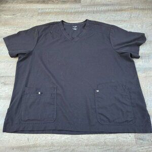 Koi Next Gen 3X Plus Size Medical Scrub Work Wear Top with pockets Nurse